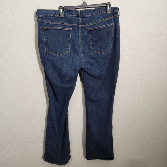 Old Navy The Flirt Womens Blue Bootcut Jeans Size 18 Regular - Picture 3 of 13